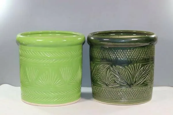 Classic Ceramic Planter — 5" Dia × 4" Height — Primary View