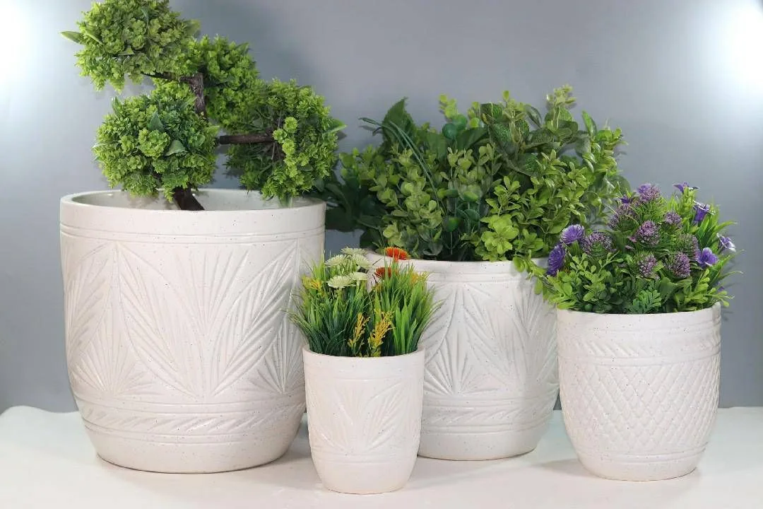 Classic Ceramic Planter — 3.5" Dia × 4" Height — Primary View