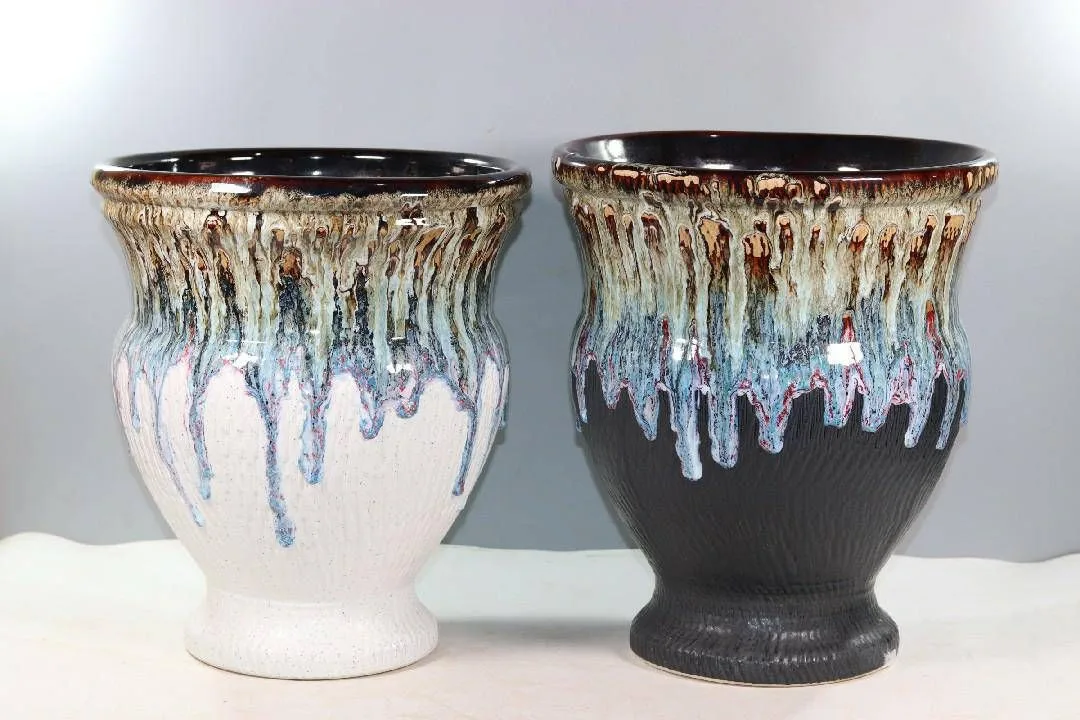 Classic Ceramic Planter — 4" Dia × 4" Height — Primary View