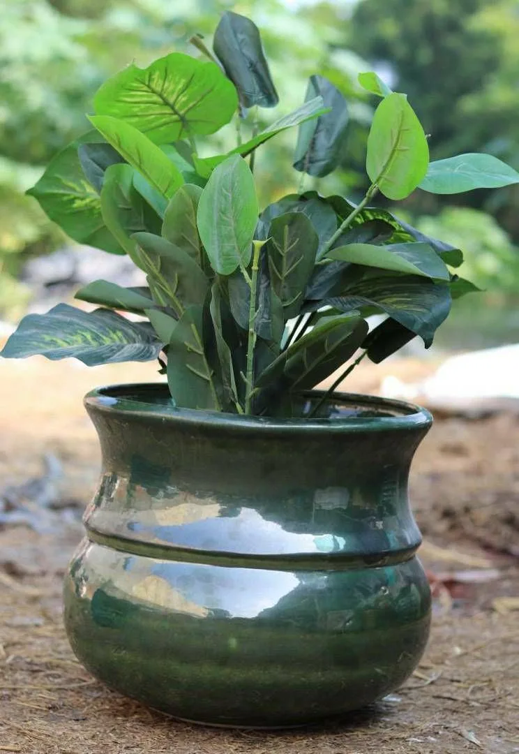 Classic Ceramic Planter — 6" Dia × 4" Height — Primary View