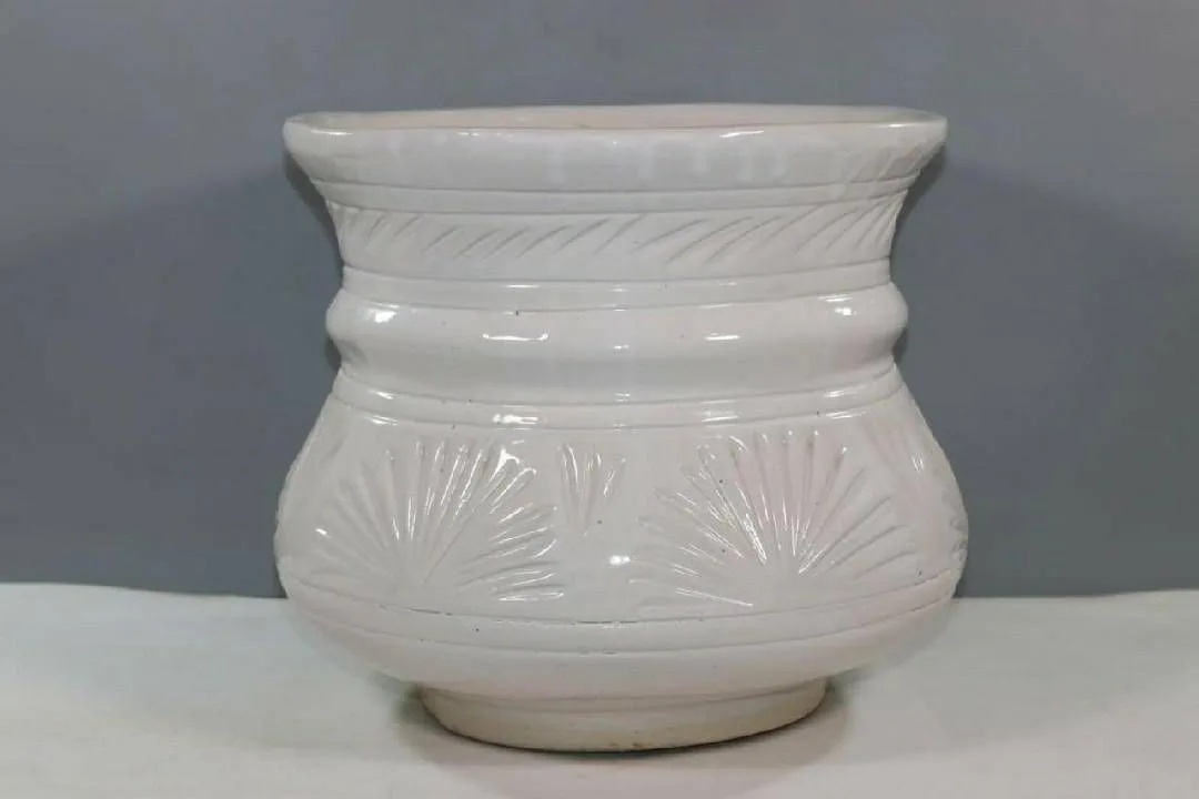 Classic Ceramic Planter — 4" Dia × 7" Height — Primary View