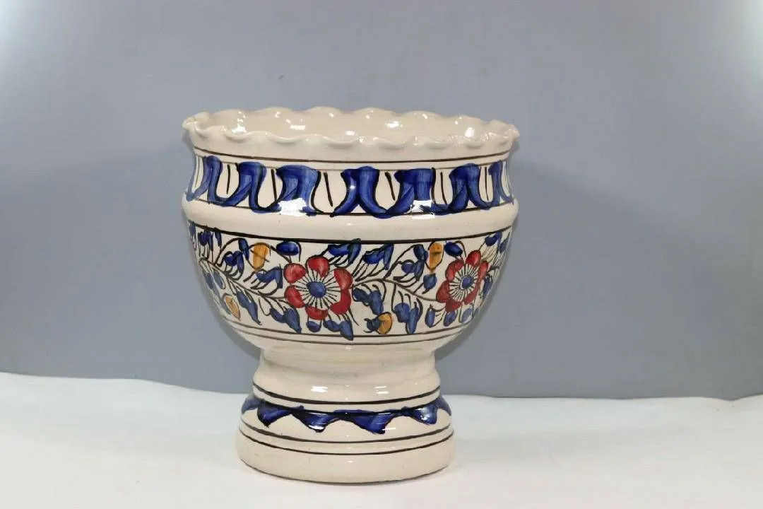 Classic Ceramic Planter — 5.5" Dia × 3.5" Height — Primary View