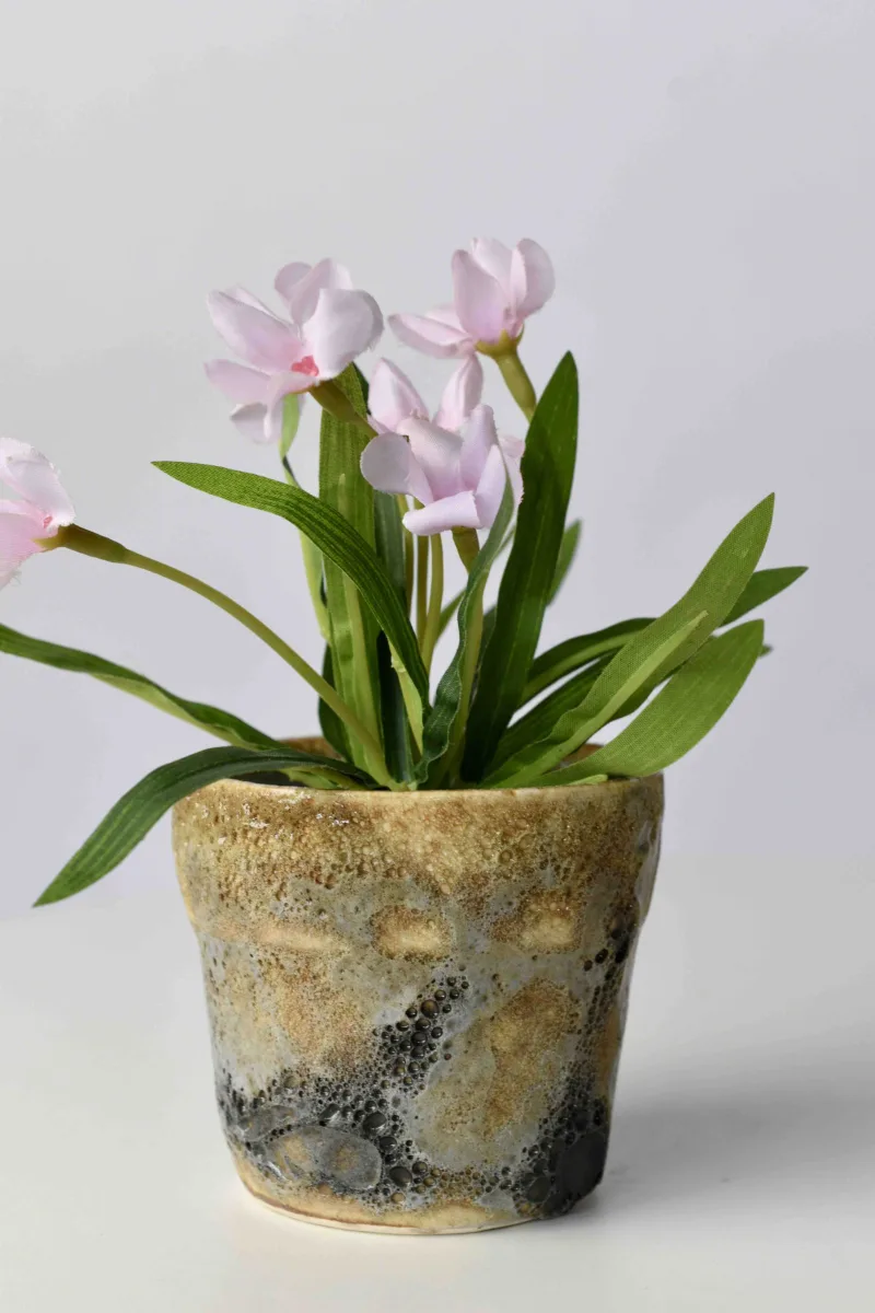 Classic Ceramic Planter — 7" Dia × 6" Height — Primary View