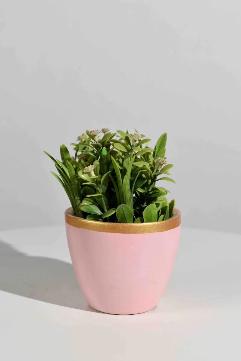 Classic Ceramic Planter — 6" Dia × 6" Height — Primary View