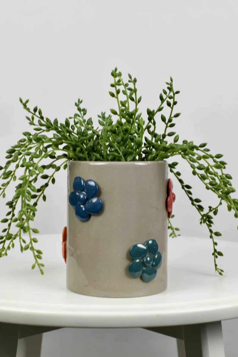 Classic Ceramic Planter — 8" Dia × 8" Height — Primary View