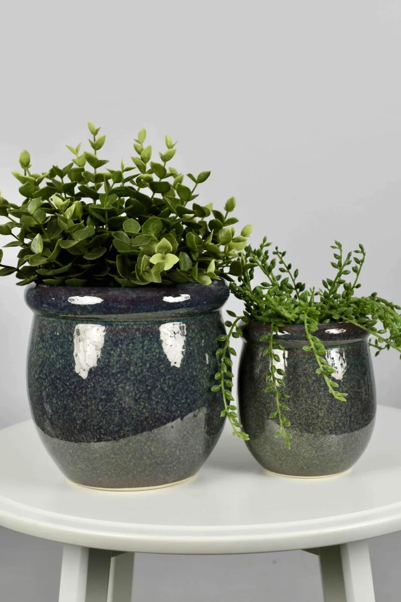 Classic Ceramic Planter — 11.5" Dia × 9.5" Height — Primary View