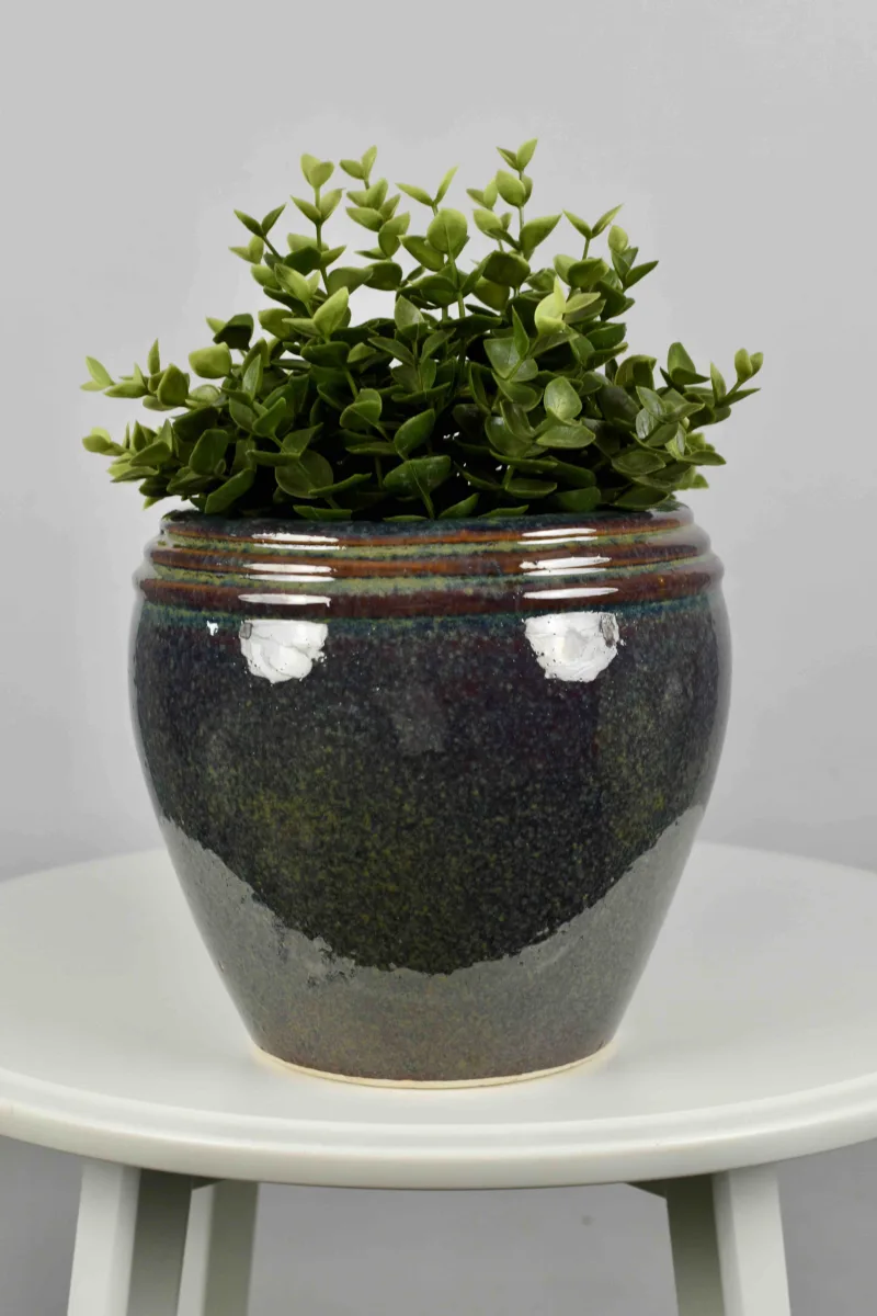 Classic Ceramic Planter — 6" Dia × 6" Height — Primary View