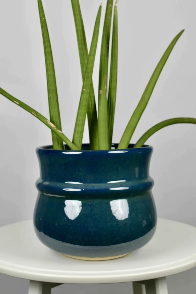 Classic Ceramic Planter — 6" Dia × 12" Height — Primary View