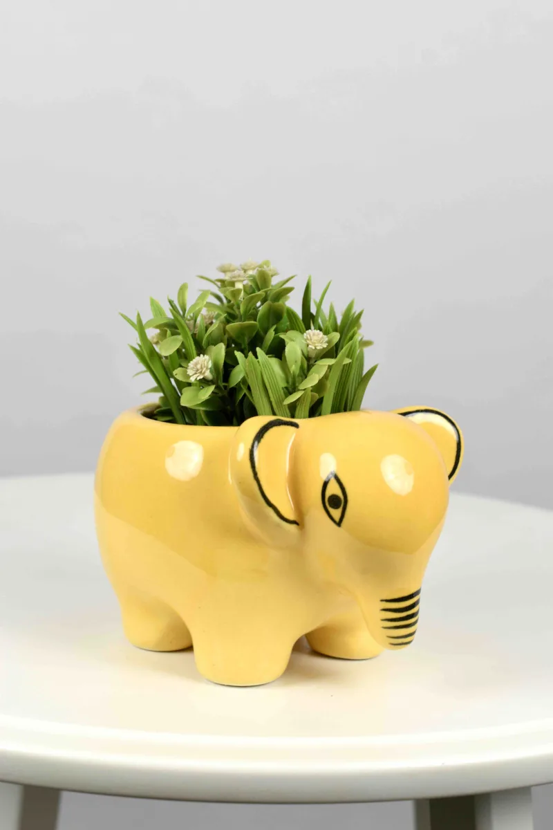 Classic Ceramic Planter Set of 3 (10" Dia × 10" Height) — Primary View