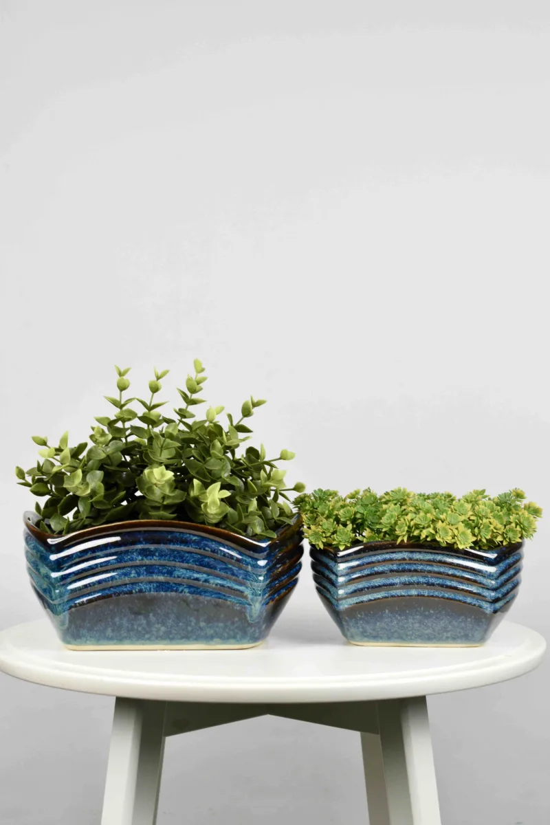 Classic Ceramic Planter — 12" Dia × 12" Height — Primary View