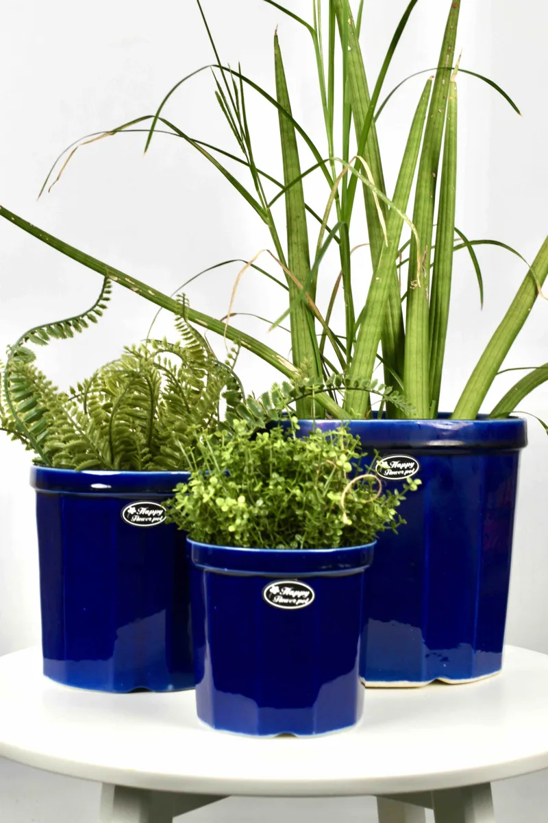 Classic Ceramic Planter — 15.5" Dia × 14.5" Height — Primary View