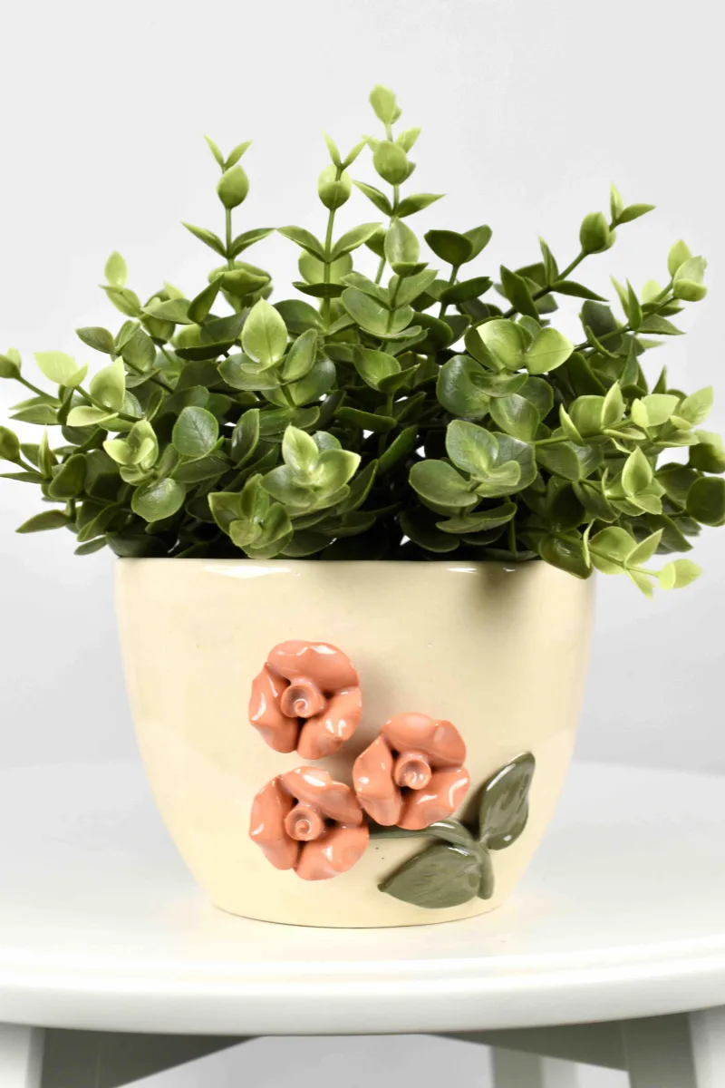 Classic Ceramic Planter — 11.5" Dia × 11.5" Height — Primary View