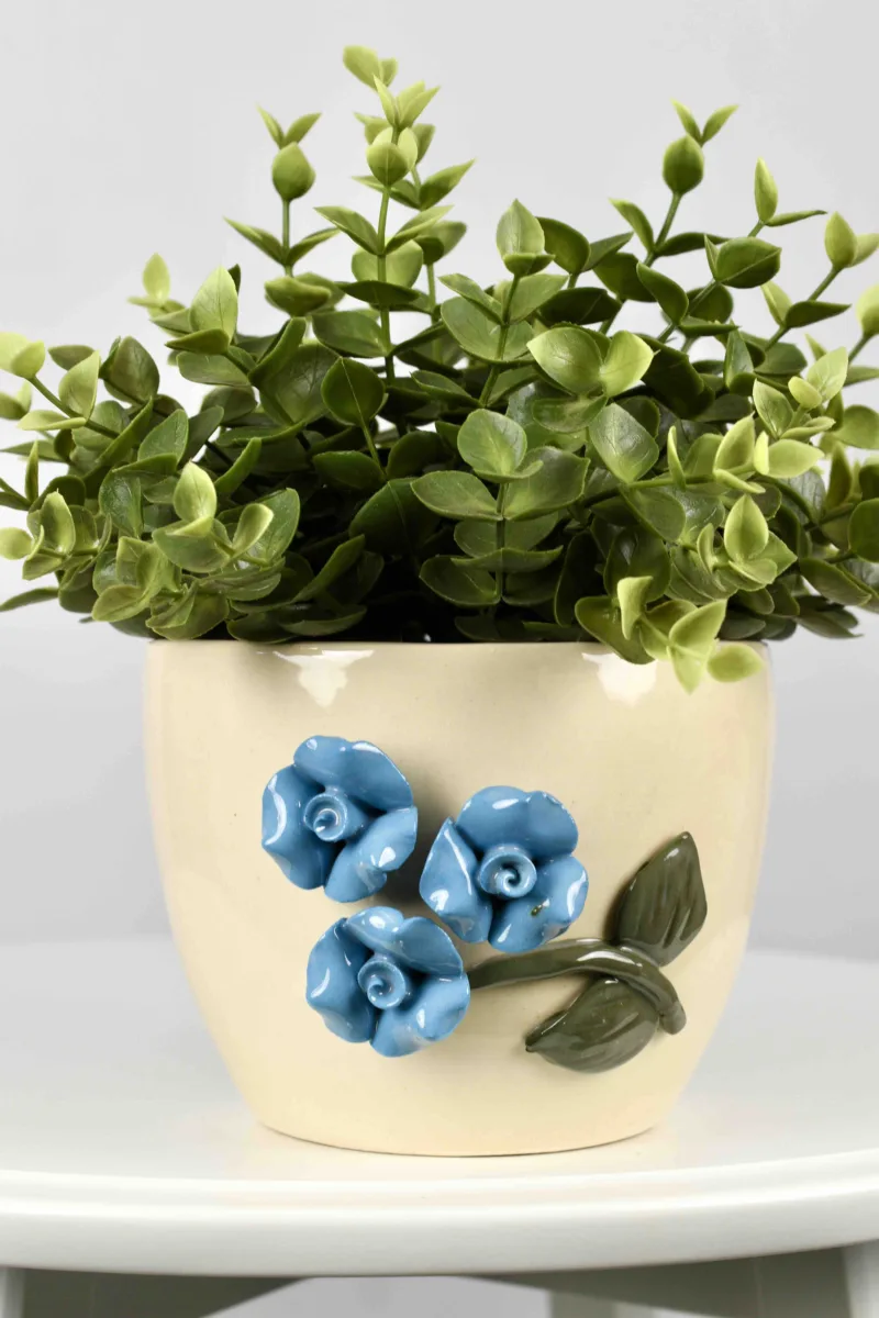 Classic Ceramic Planter — 12" Dia × 12" Height — Primary View