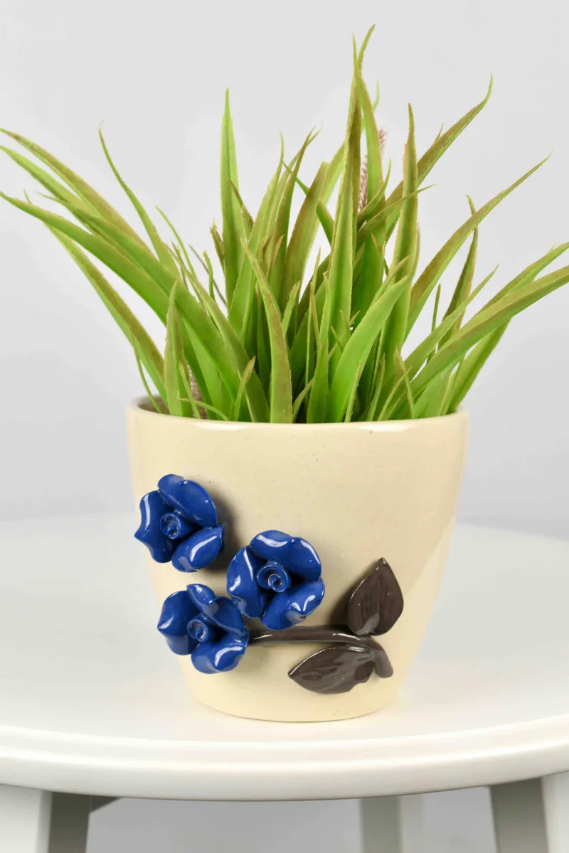 Classic Ceramic Planter — 3" Dia × 3" Height — Primary View