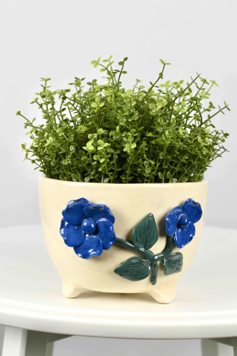 Classic Ceramic Planter — 3" Dia × 3" Height — Primary View
