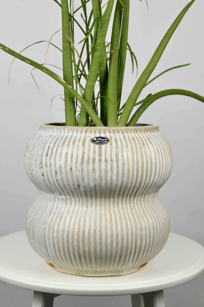 Classic Ceramic Planter — 4" Dia × 3" Height — Primary View