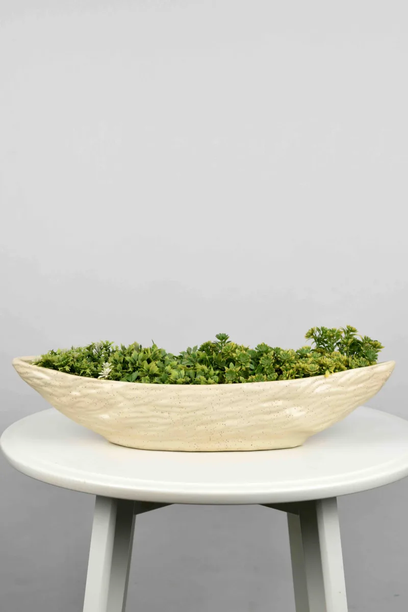 Classic Ceramic Planter — 4" Dia × 3" Height — Primary View