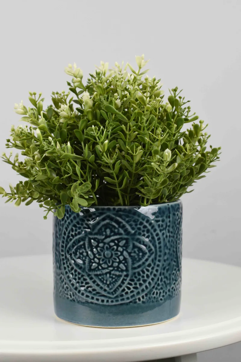 Classic Ceramic Planter — 7.5" Dia × 6" Height — Primary View