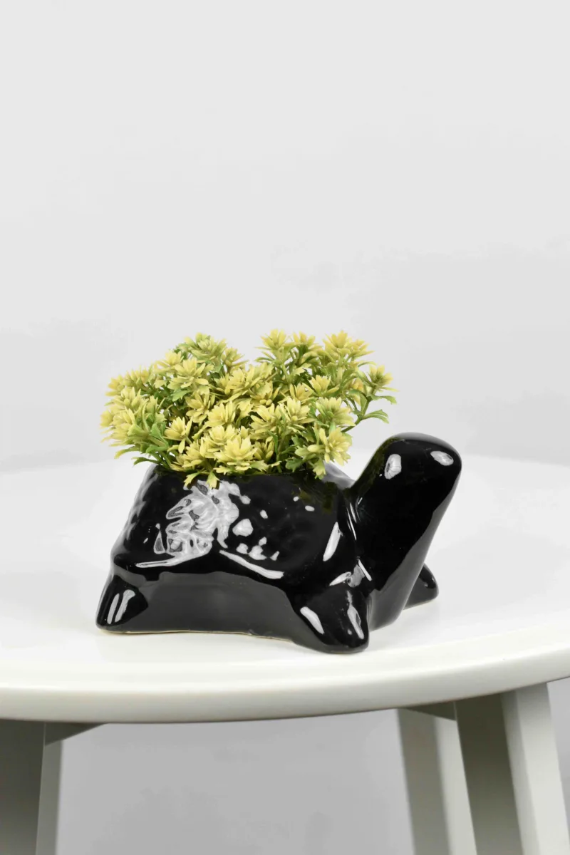 Classic Ceramic Planter — 6" Dia × 4.5" Height — Primary View