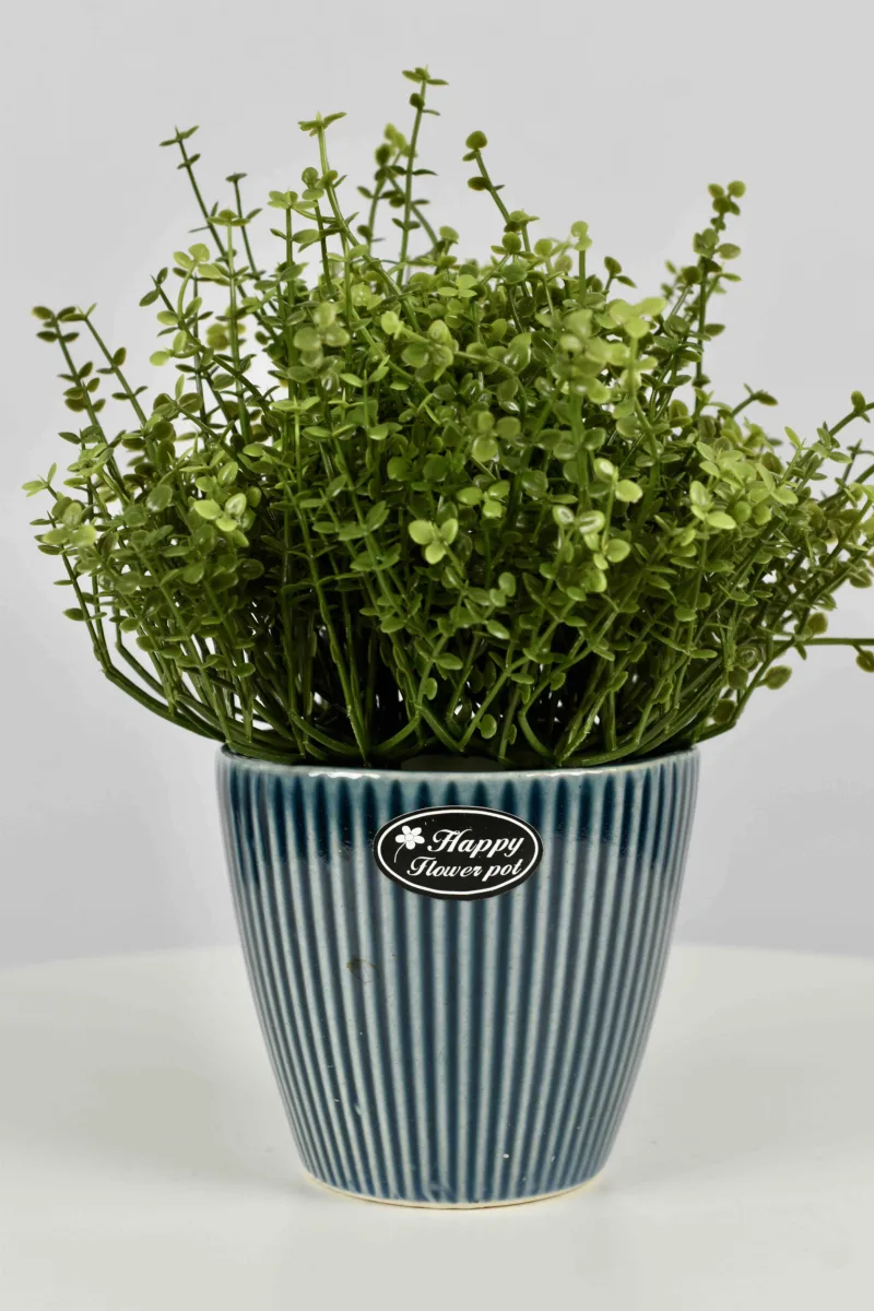 Classic Ceramic Planter — 4.5" Dia × 5" Height — Primary View