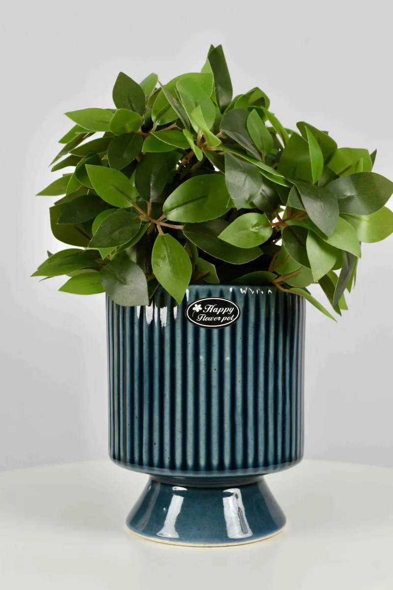 Classic Ceramic Planter — 6" Dia × 4.5" Height — Primary View