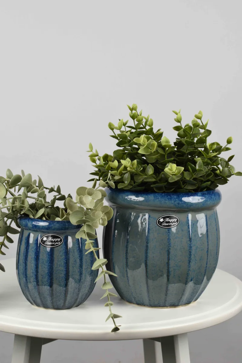 Classic Ceramic Planter — 5" Dia × 4.5" Height — Primary View