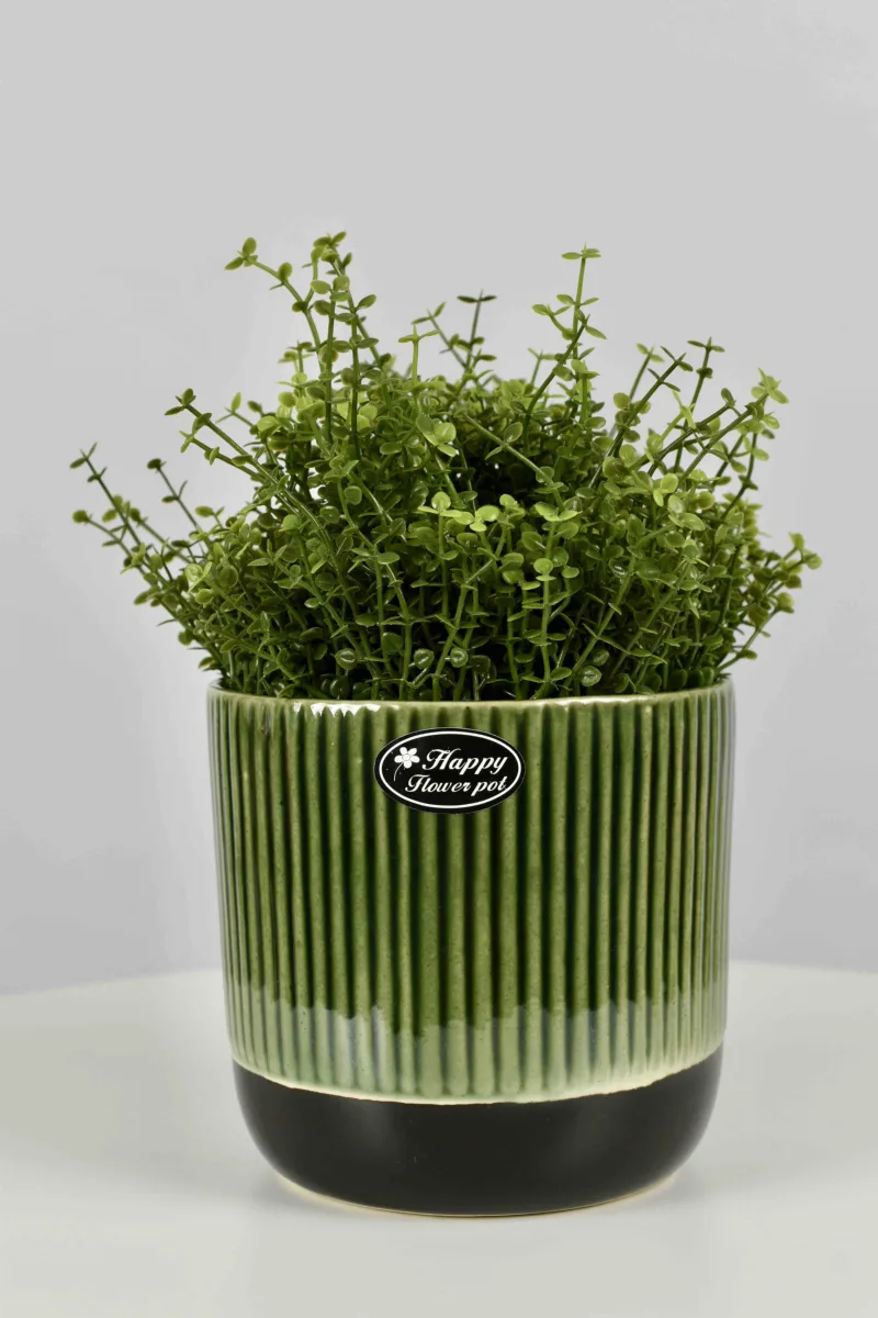 Classic Ceramic Planter — 10" Dia × 11" Height — Primary View