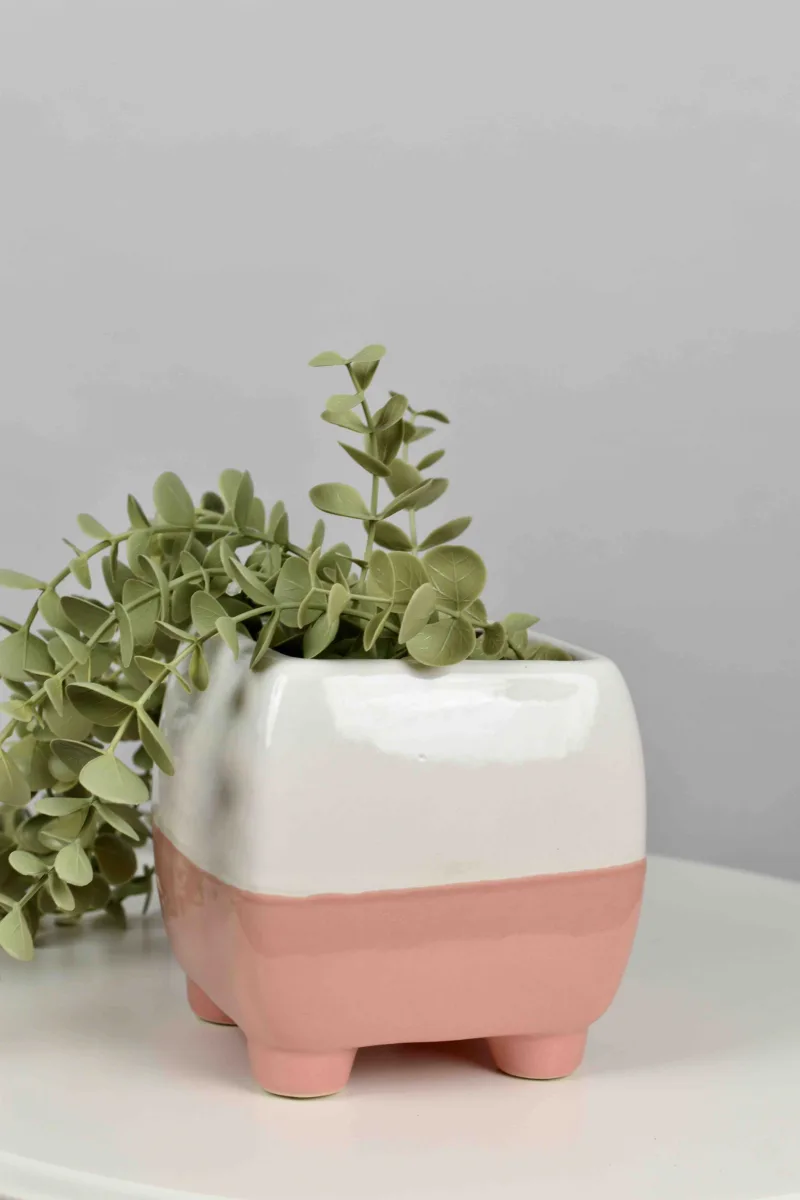 Classic Ceramic Planter — 6" Dia × 6" Height — Primary View
