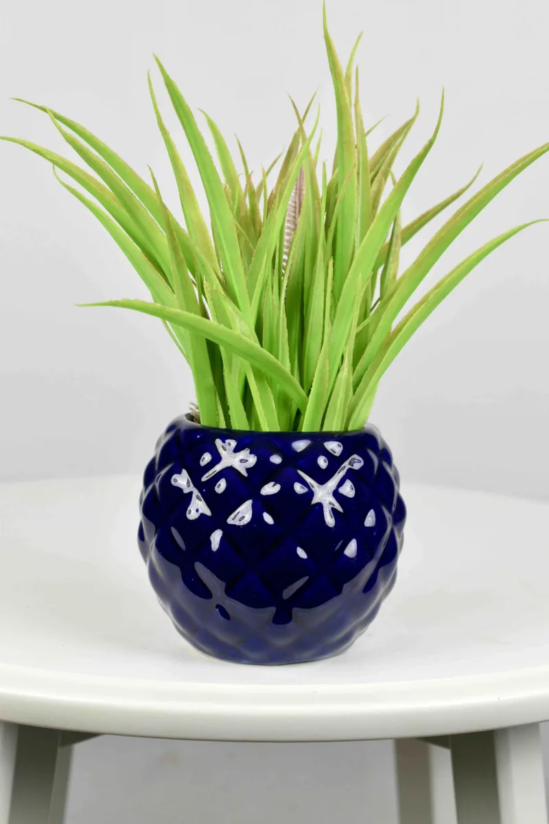 Classic Ceramic Planter — 3.5" Dia × 3" Height — Primary View