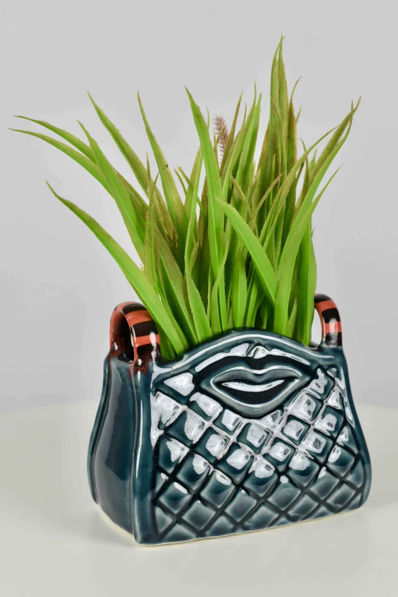 Classic Ceramic Planter — 6" Dia × 4" Height — Primary View