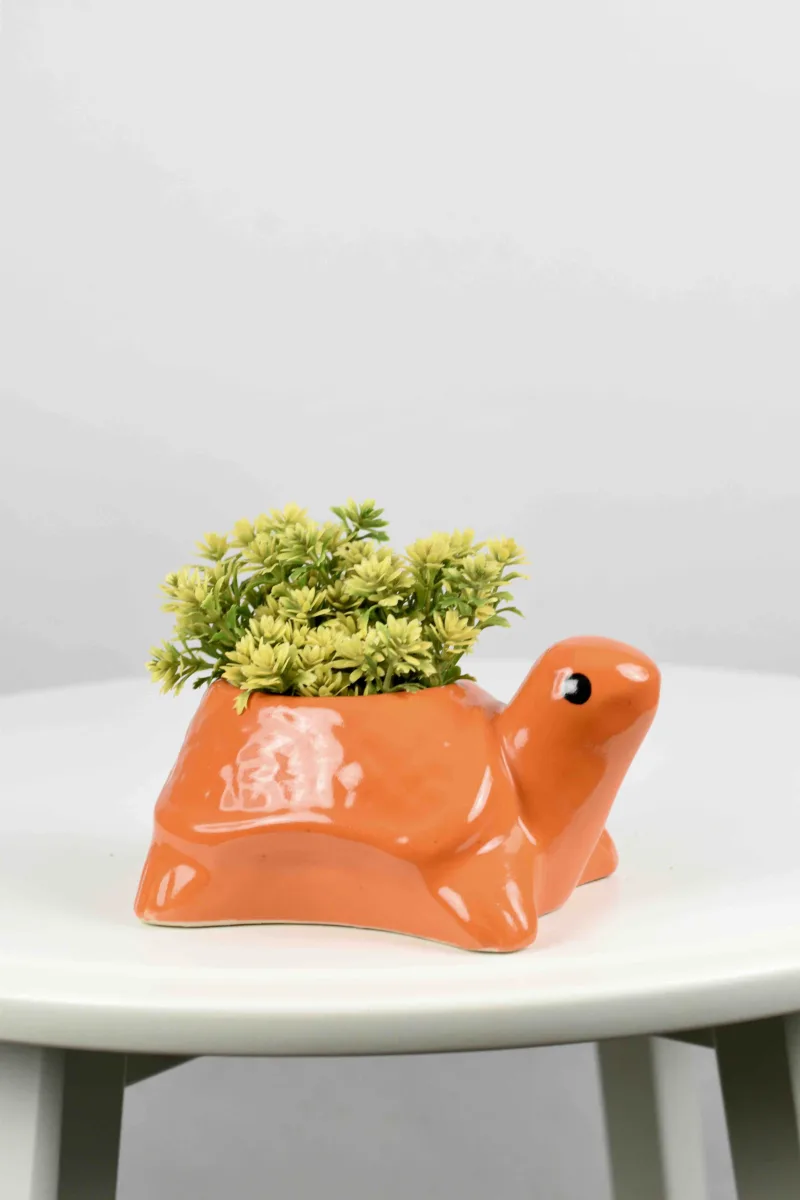 Classic Ceramic Planter — 3.5" Dia × 3" Height — Primary View