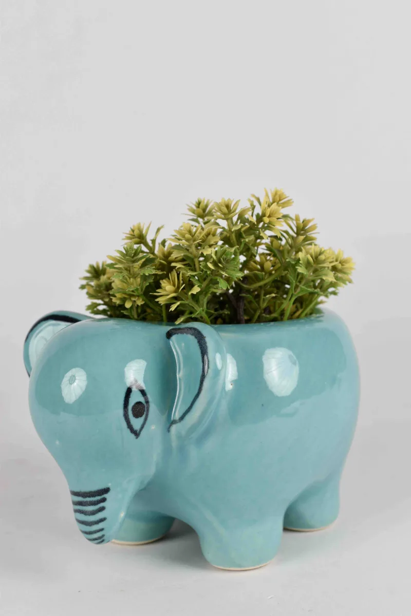 Classic Ceramic Planter — 5" Dia × 4.5" Height — Primary View