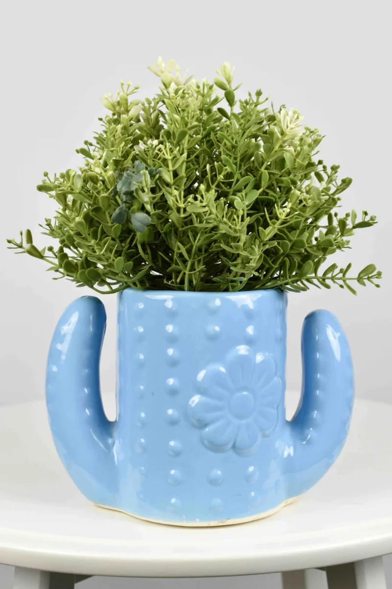Classic Ceramic Planter — 5" Dia × 5.5" Height — Primary View