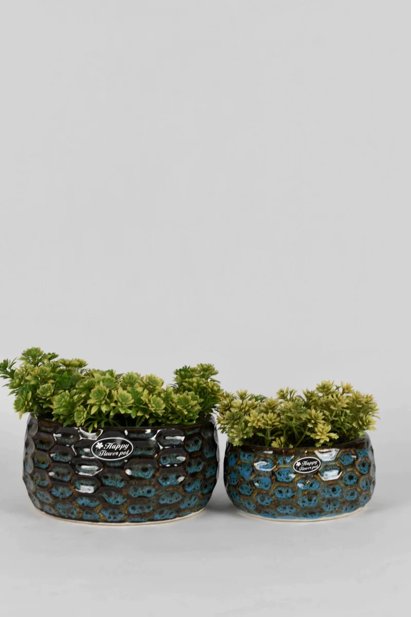 Classic Ceramic Planter — 4" Dia × 3" Height — Primary View