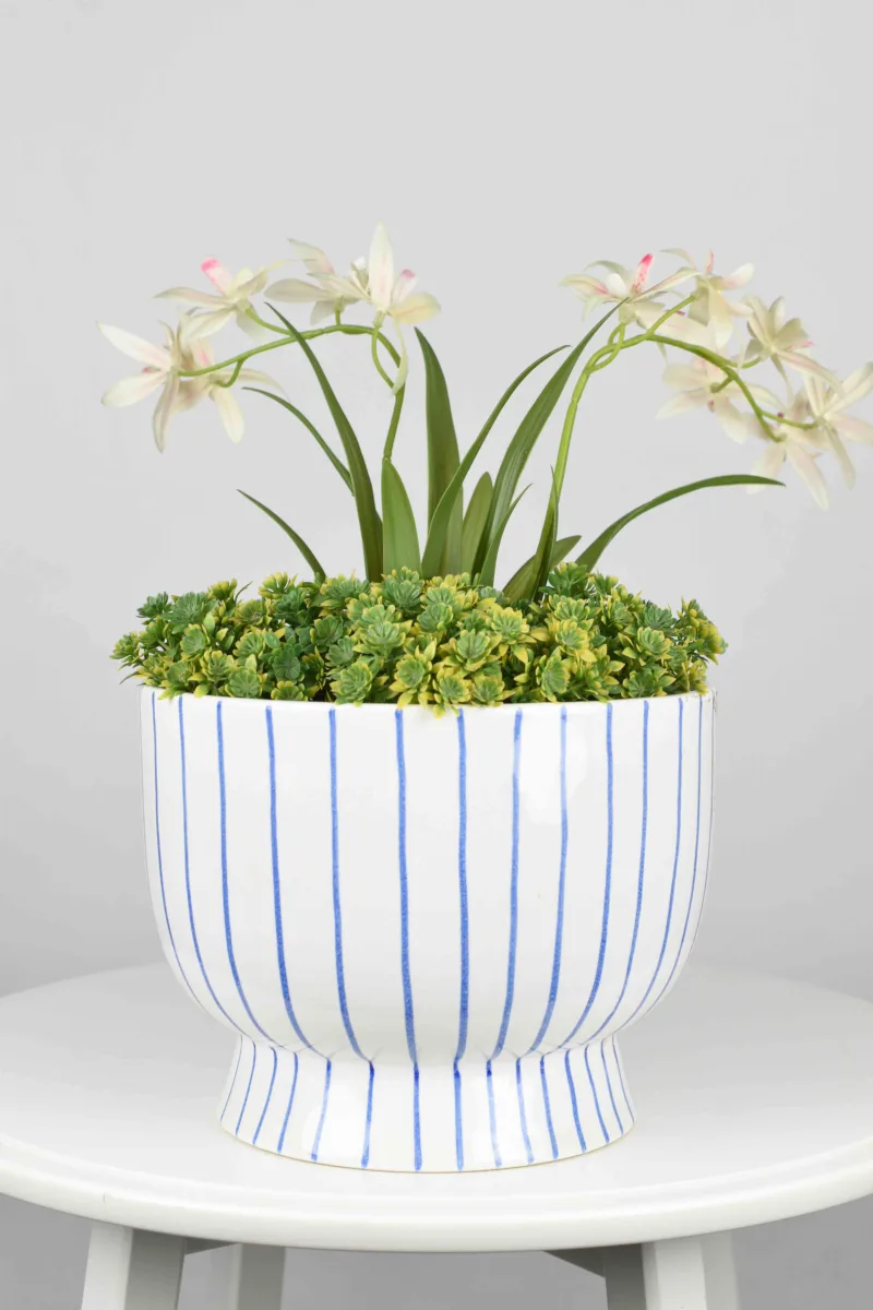 Classic Ceramic Planter — 4.5" Dia × 4" Height — Primary View