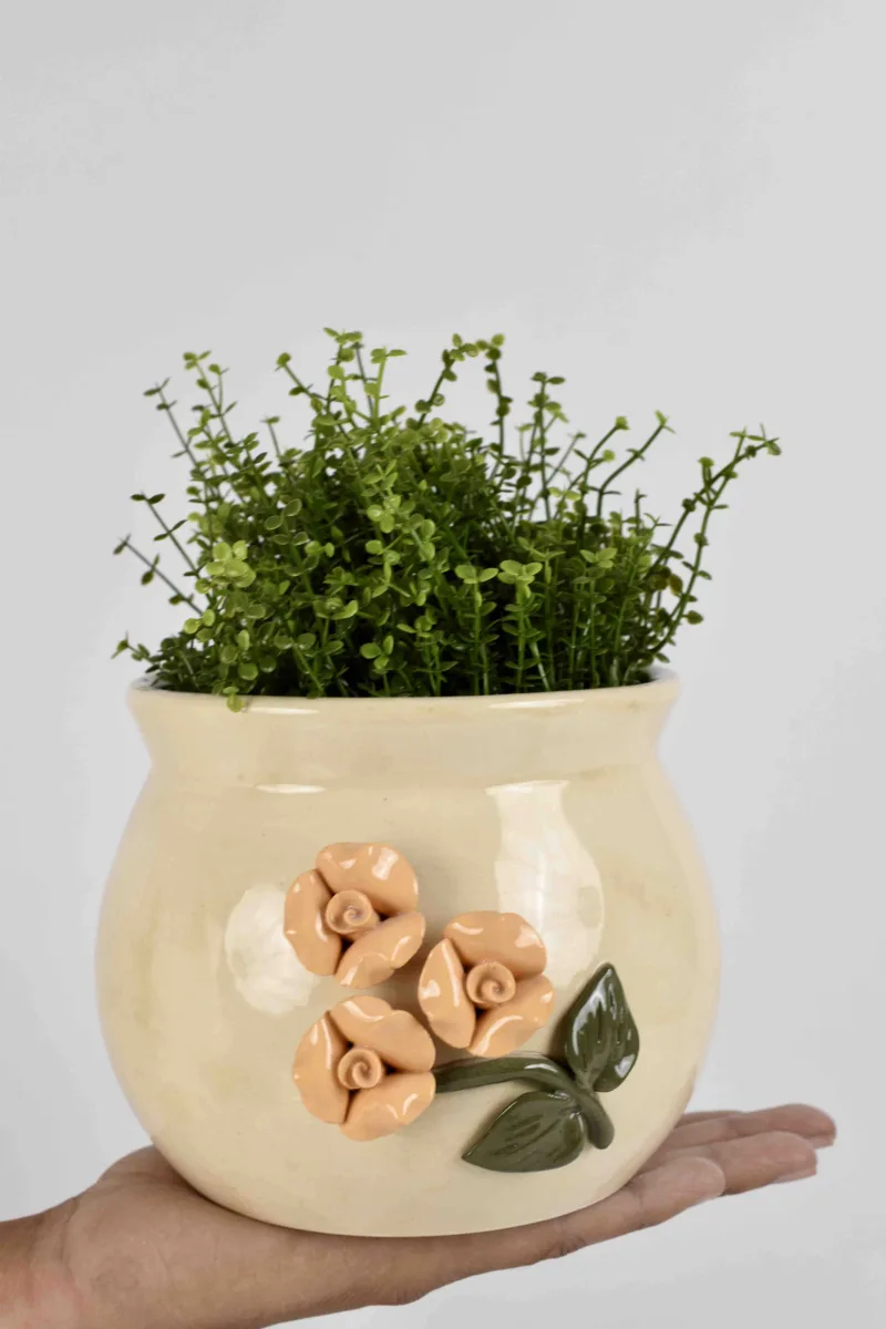 Classic Ceramic Planter Set of 3 (3" Dia) — Primary View