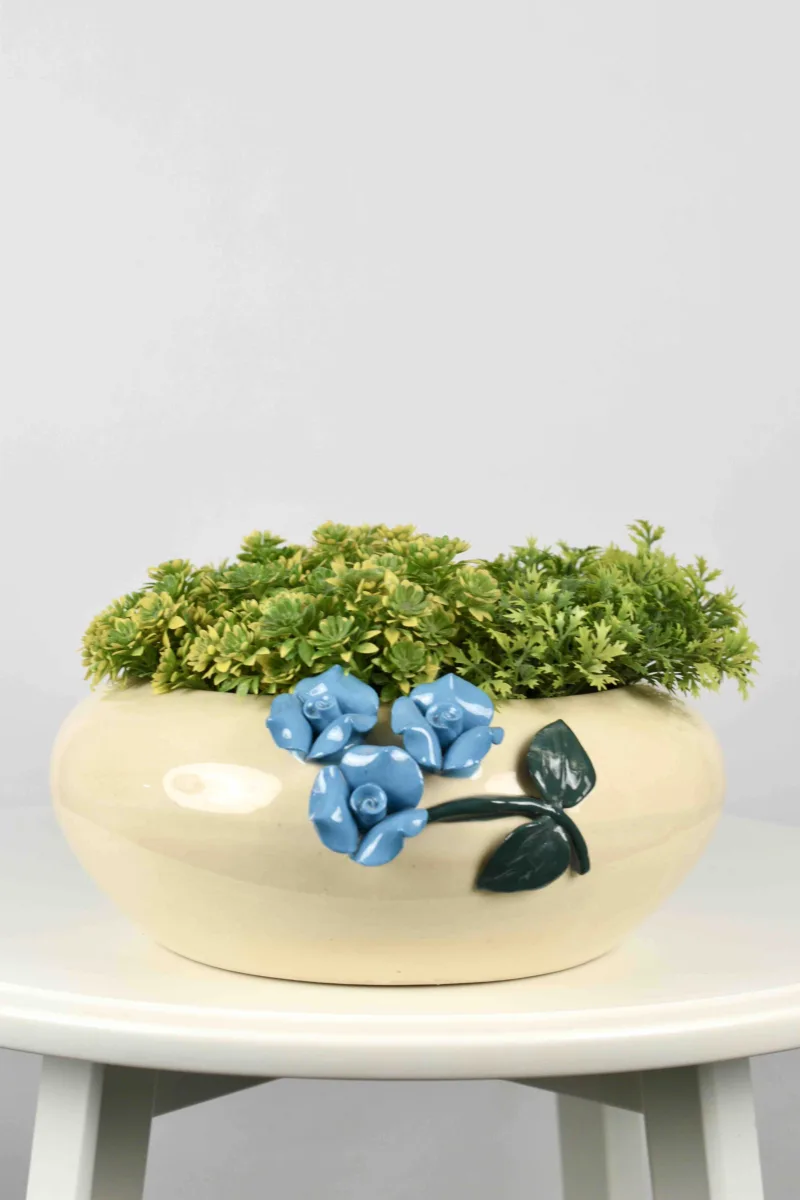 Classic Ceramic Planter — 3.5" Dia × 2.5" Height — Primary View