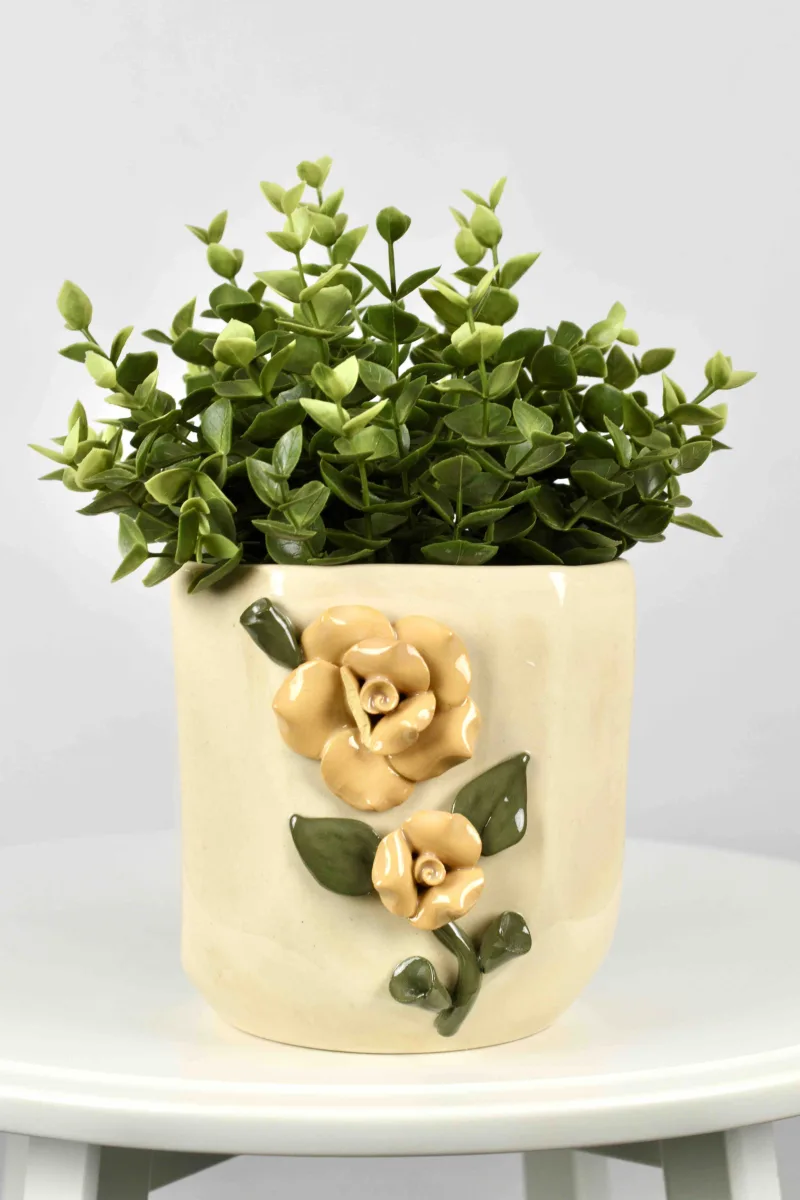 Classic Ceramic Planter — 5.5" Dia × 5.5" Height — Primary View