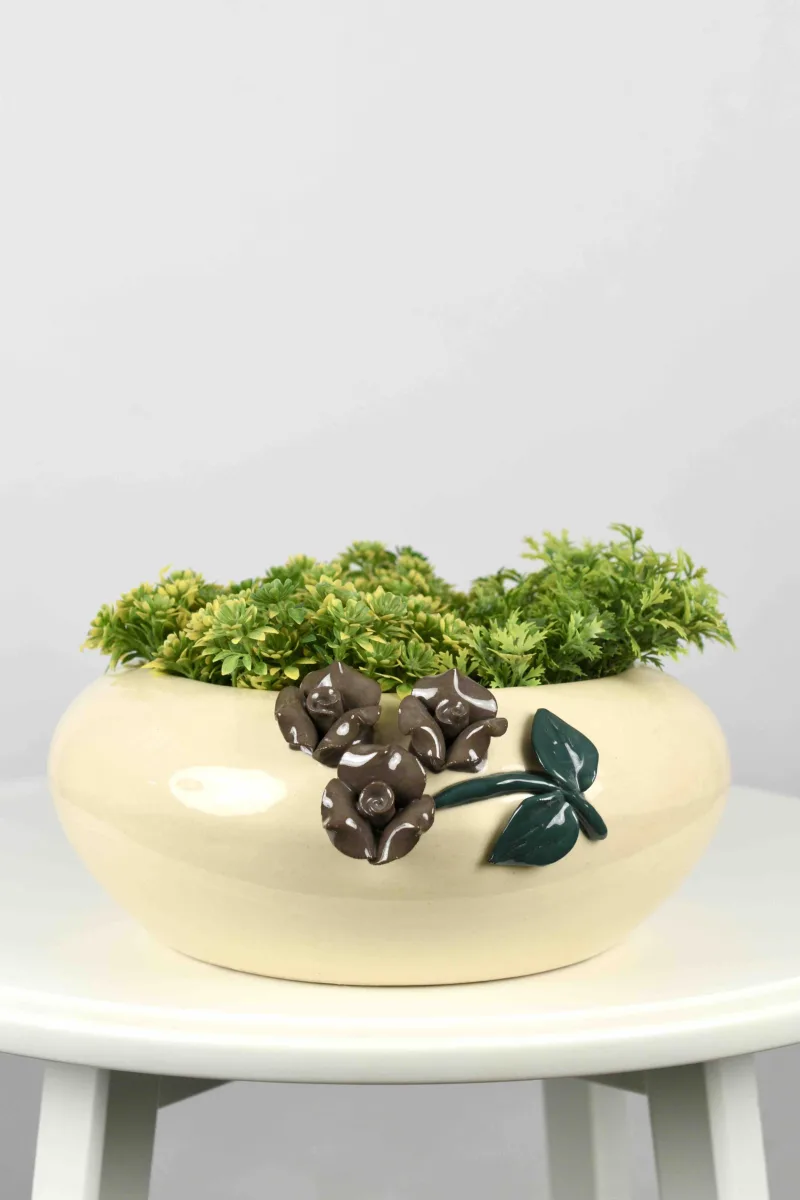 Classic Ceramic Planter — 5.5" Dia × 4" Height — Primary View