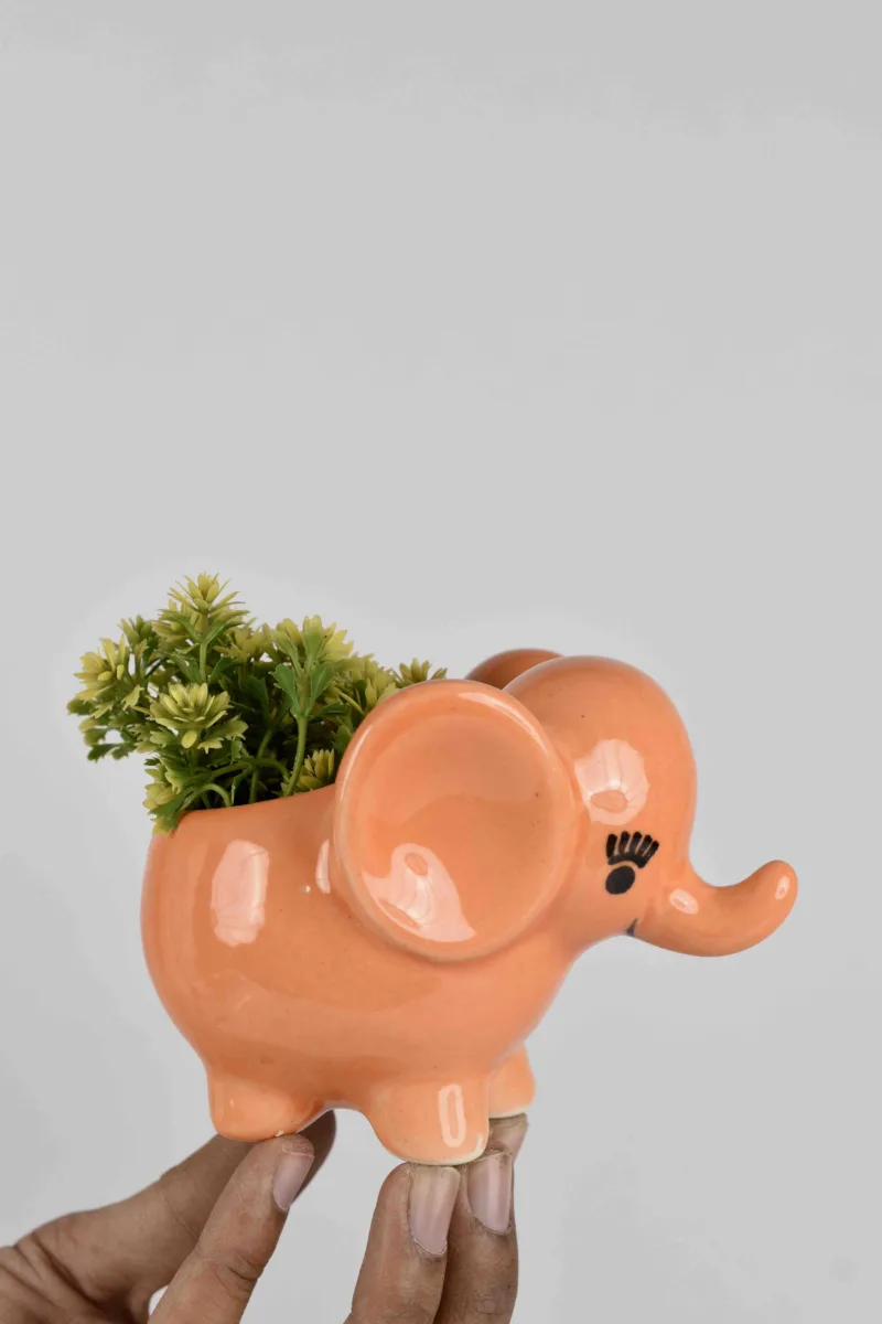 Classic Ceramic Planter — 5" Dia × 5.5" Height — Primary View