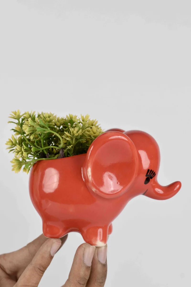 Classic Ceramic Planter — 5.5" Dia × 5.5" Height — Primary View