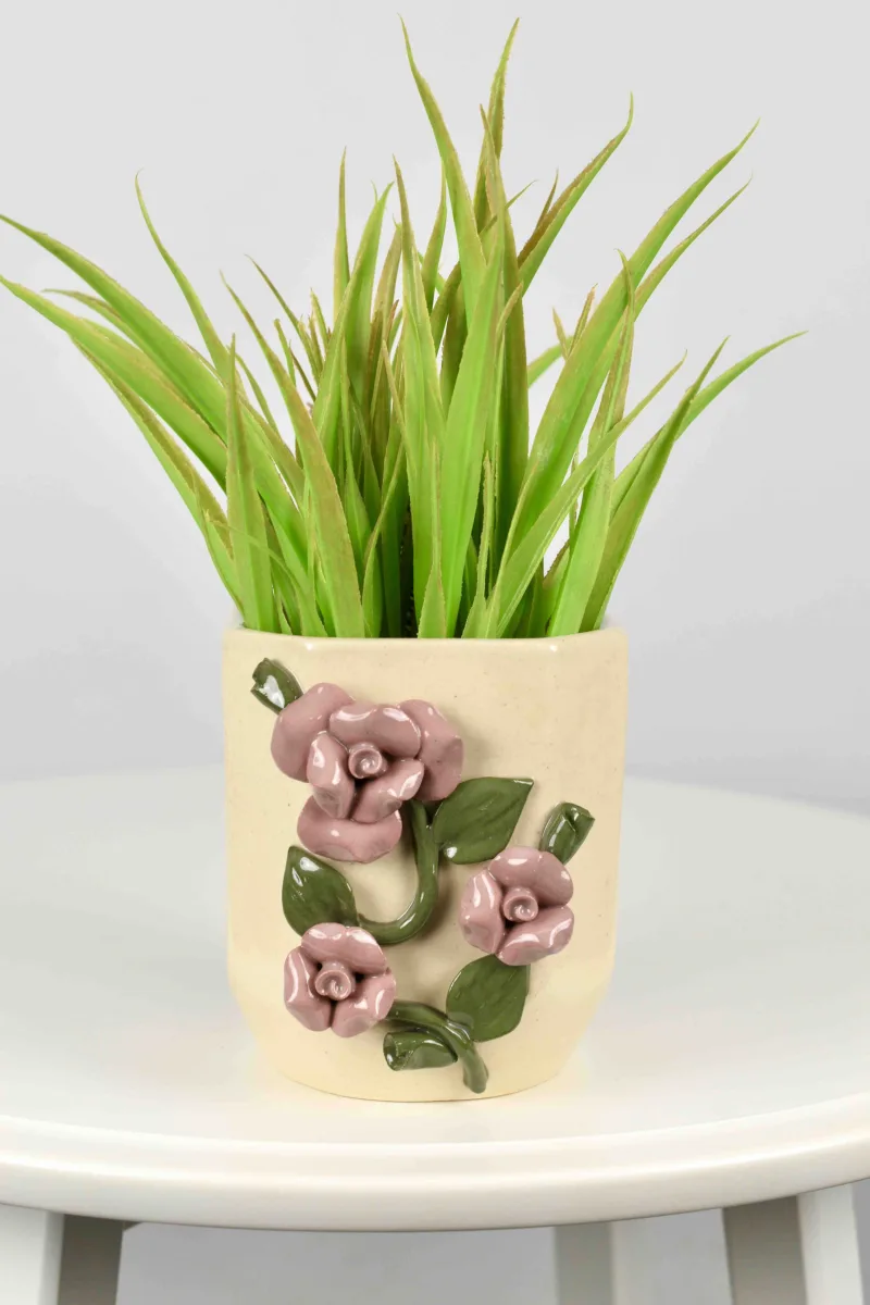 Classic Ceramic Planter — 5.5" Dia × 5.5" Height — Primary View