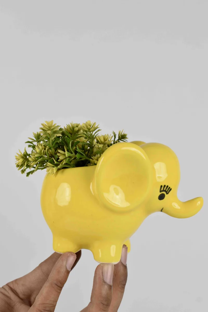 Classic Ceramic Planter — 7.5" Dia × 4" Height — Primary View