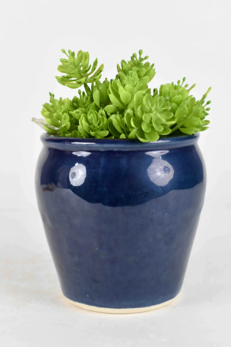 Classic Ceramic Planter — 6.5" Dia × 5.5" Height — Primary View