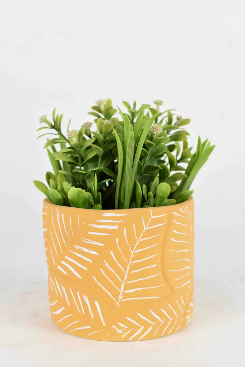 Classic Ceramic Planter — 10" Dia × 4" Height — Primary View