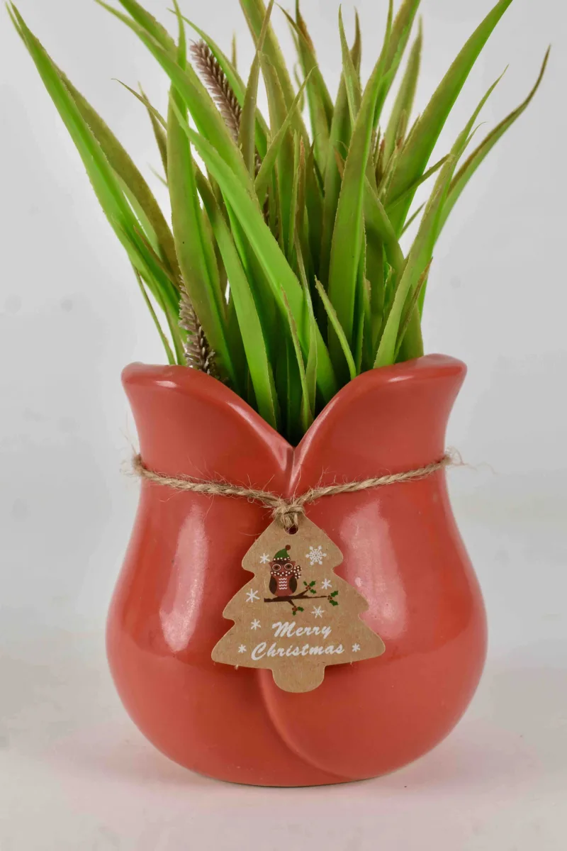 Classic Ceramic Planter — 4.5" Dia × 4.5" Height — Primary View