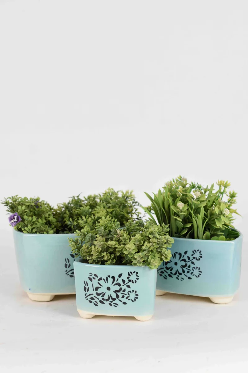 Classic Ceramic Planter — 4.5" Dia × 4.5" Height — Primary View
