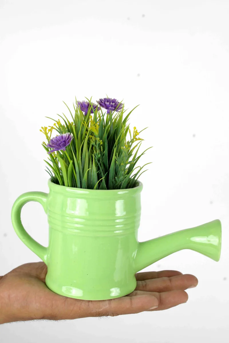 Classic Ceramic Planter — 7" Dia × 5" Height — Primary View