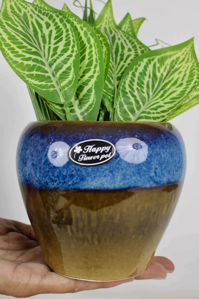 Classic Ceramic Planter — 3.5" Dia × 3.5" Height — Primary View