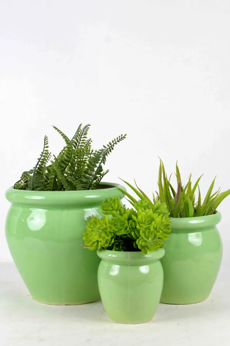Classic Ceramic Planter — 3.5" Dia × 3.5" Height — Primary View